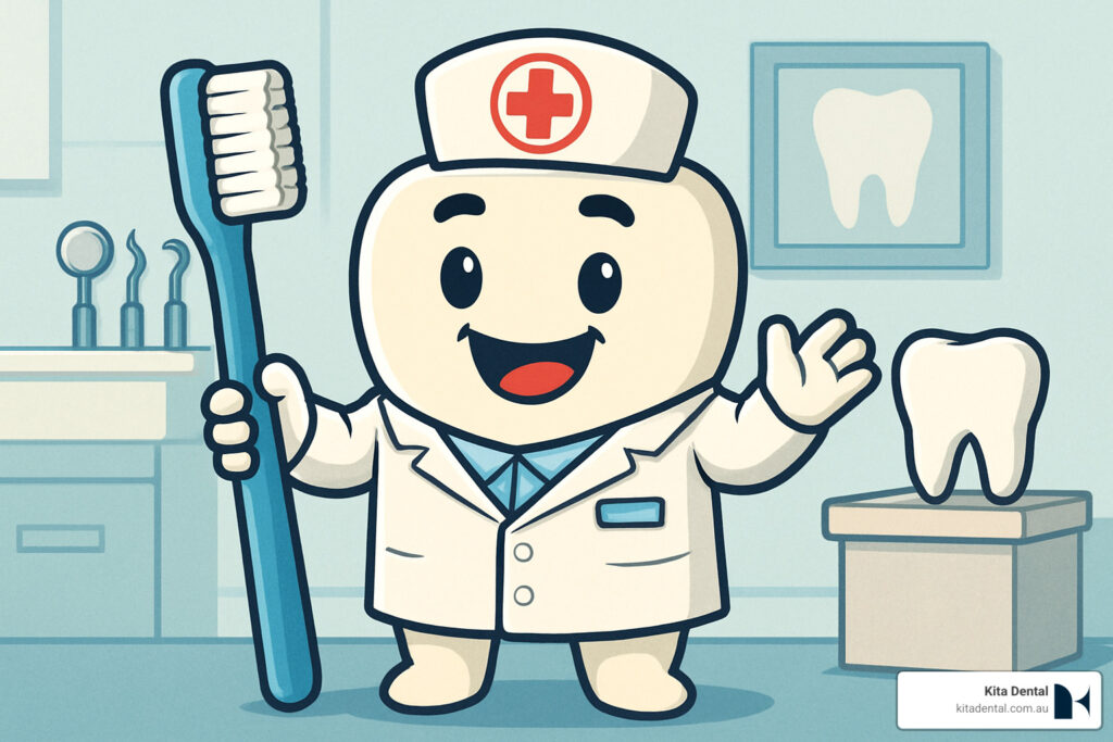 emergency dentist mascot